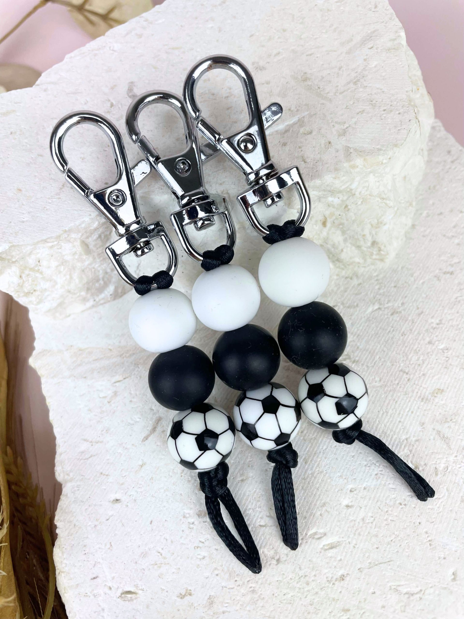Mini soccer keychain | Two Tiny Elephants